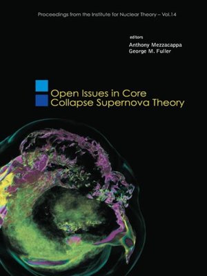 cover image of Open Issues In Core Collapse Supernova Theory